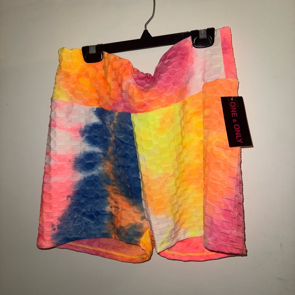 Colorful Tie-Dye Shorts